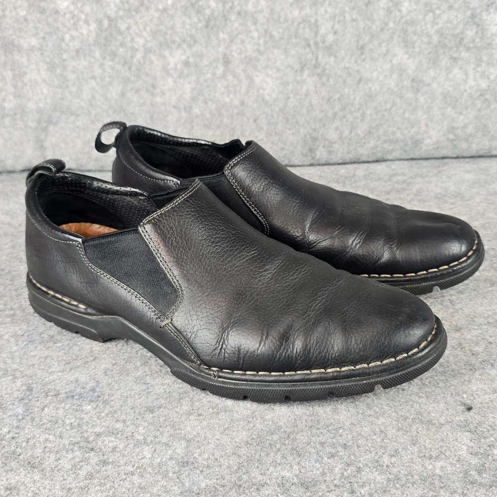 Cole Haan Mens 11 Black Leather Nike Air Slip On Loafer CHM-110 Comfort Shoes